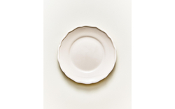 Zara Home тарелка из фаянса, цвет бежевый, 16 см