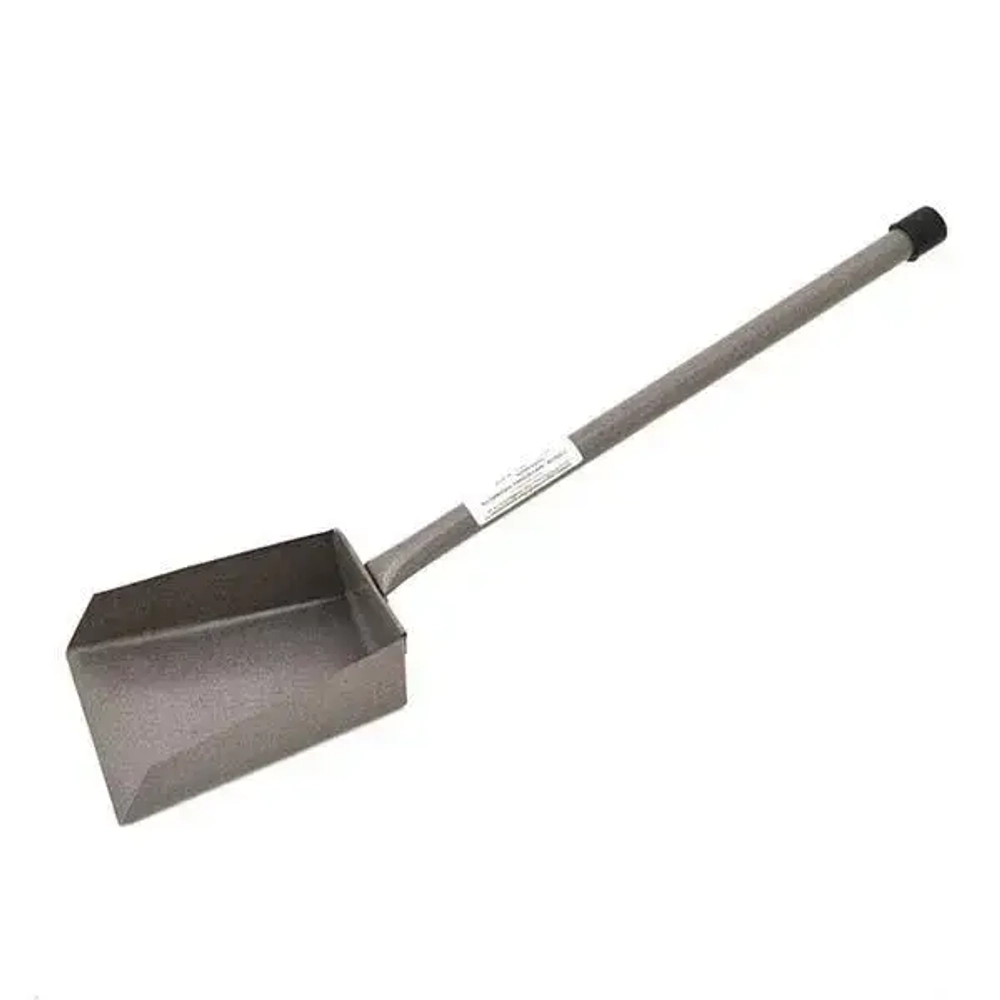 Совок металлический №4 зольный 10,5*15см руч. h32.5см