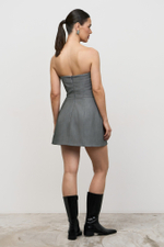 Платье корсетное мини