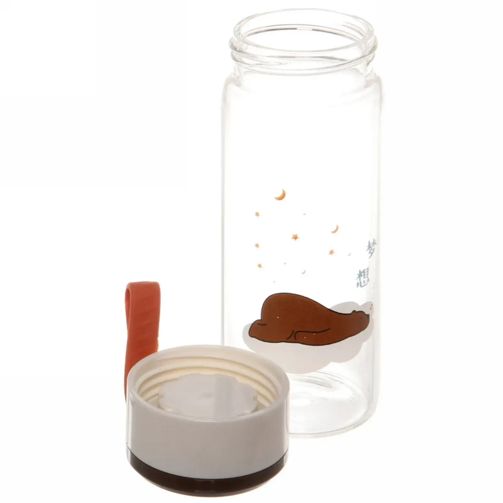 Бутылка питьевая стеклянная 320мл «Полярный Мишка»