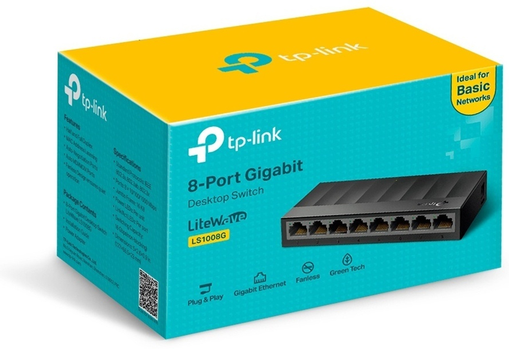 Коммутатор TP-LINK LS1008G