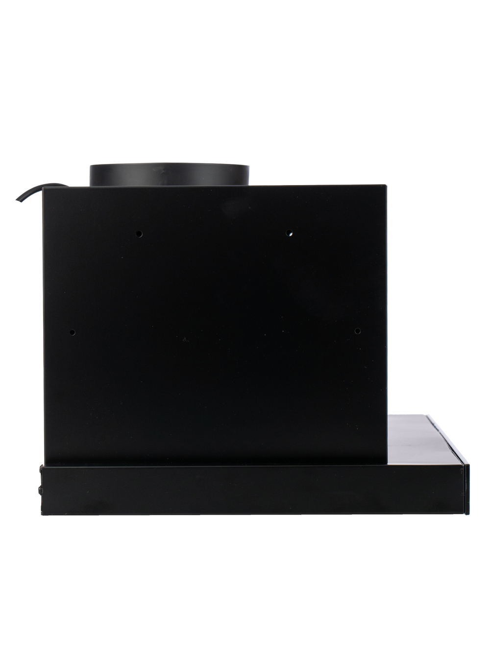 Вытяжка кухонная MACBI Perfa-60G-S/S (BLACK) черный, D150мм, 1200м3/ч, полновстраиваемая, мотор 230Ватт, стекло 60см, сенсорное управление + управление жестами, освещение светодиодное 5W