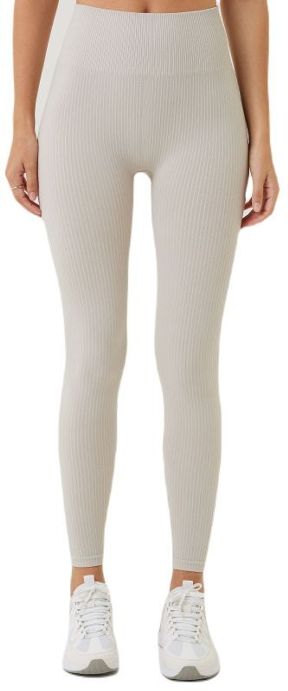 Leginsy Björn Borg Sthlm Seamless Rib Tights - Бежевый