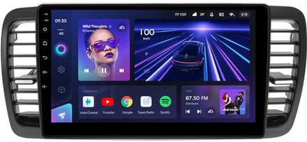 Магнитола для Subaru Legacy 4, Outback 3 2003-2009 (правый руль) - Teyes CC3L монитор 9" IPS на Android 10, 8-ядер, CarPlay, 4G SIM-слот