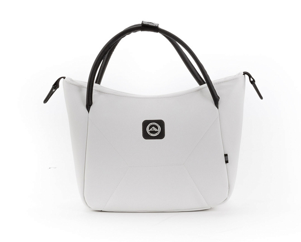 Детская коляска Adamex Mobi Deluxe New 2 в 1 MN-SA1 (БЕЛАЯ КОЖА)