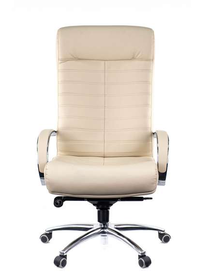 Кресло руководителя Everprof Orion AL M Кожаное Бежевый