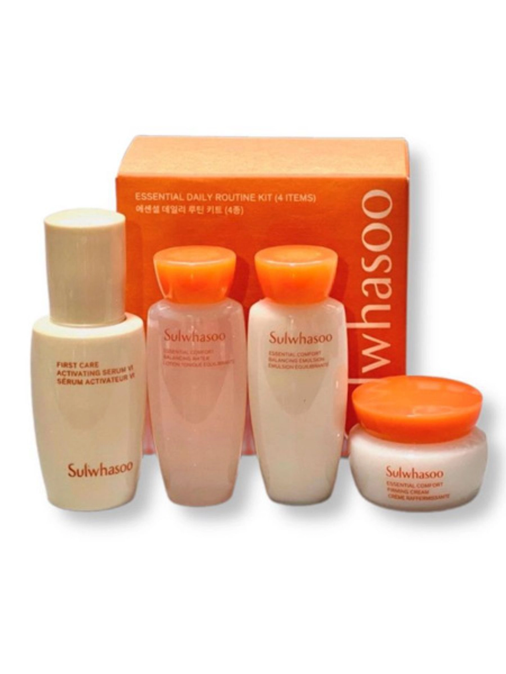 Sulwhasoo Essential Daily Routione Kit 4 items - Набор миниатюр для укрепления кожи лица