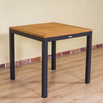 Стол обеденный Ideal Patio ТЕЛЛА алюминий, тик 80x80 см (4 ножки) резервный дубль