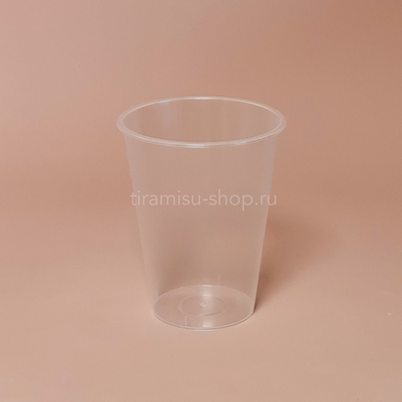 Стакан пластиковый Bubble Cup прозрачный глянцевый 375 мл, d=90 мм