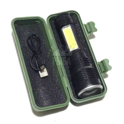 Фонарь аккумуляторный USB, 15 Вт, X-Balog BL-T6-30S Светодиодный фонарик