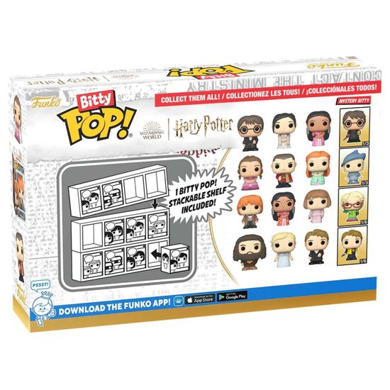 Фигурка Funko Bitty POP! Harry Potter GoF Hermione+Viktor+Ginny+Mystery (1 of 4) 4PK 83655 / Фигурка Фанко Битти ПОП! по мотивам вселенной "Гарри Поттер"