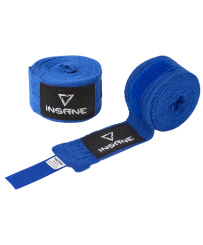 Бинт боксерский CRUSHER, хлопок, синий, 4,5 м