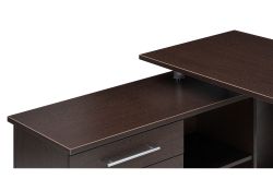 Компьютерный стол КСТ-109Л 127х140х75 левый венге