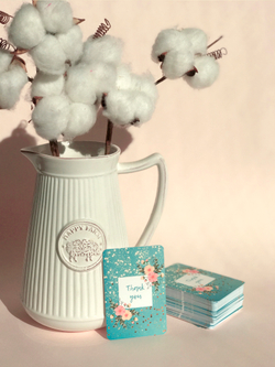 Открытка "Thank you" 6 × 9 см