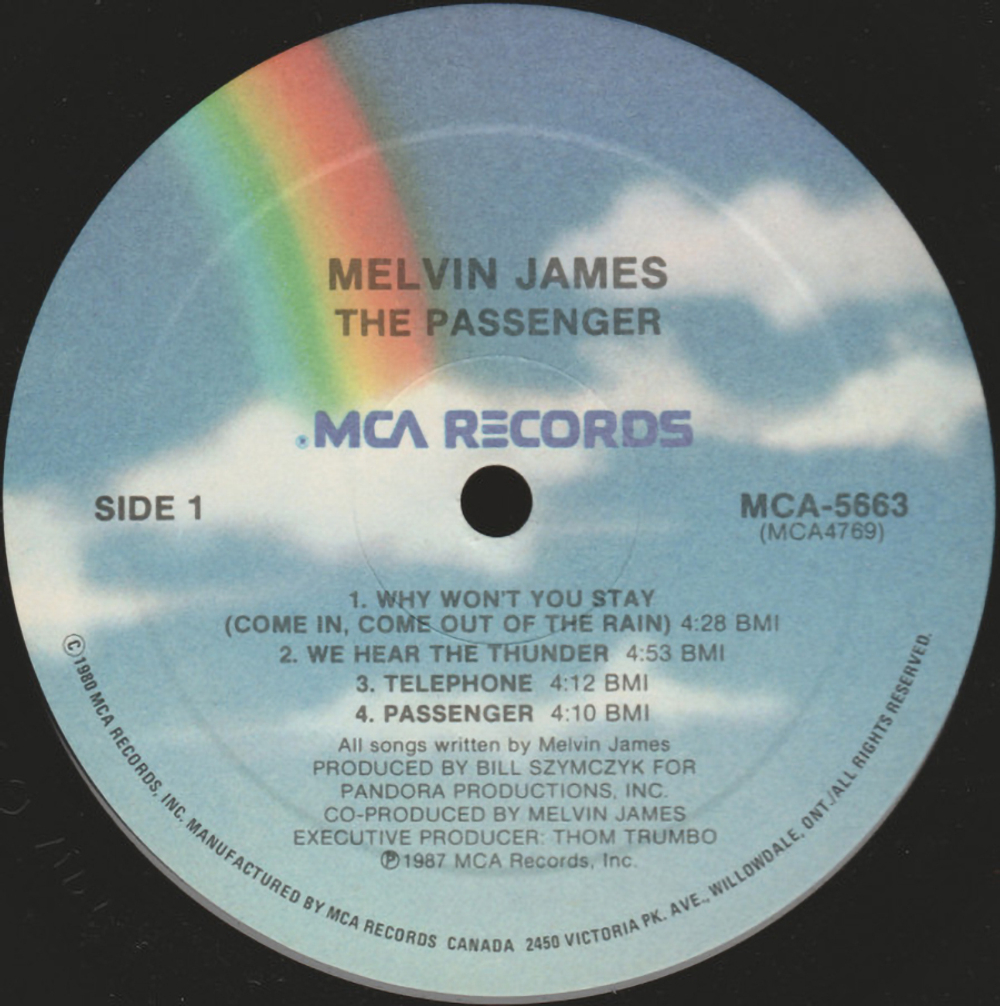 Melvin James / The Passenger (LP)