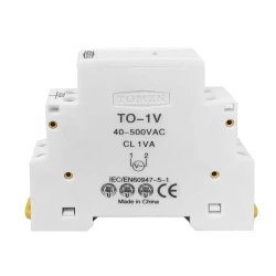 Вольтметр на DIN рейку TOMZN TO-1V 40-500 В / Цифровой вольтметр для переменного тока