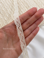 Плетеное кружево шириной 11 мм