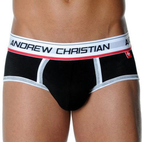 Мужские трусы брифы Andrew Christian CoolFlex Brief Show-It Black AC32