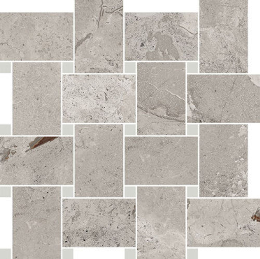 Мозаика Karnis Contrasti Silver Lev. con Tozz. Piombo (97417)