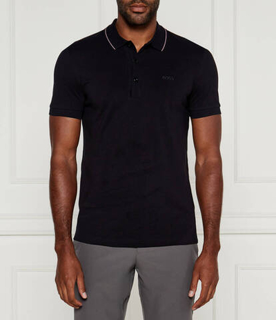 Поло Paule 4 BOSS GREEN - темно-синий(50506195)