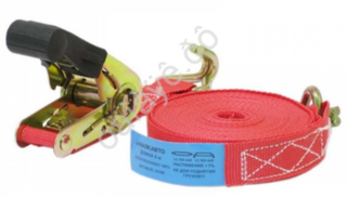 Стяжка груза  8м шир ленты 25мм МАЯКАВТО™ с храп. механизмом 25108