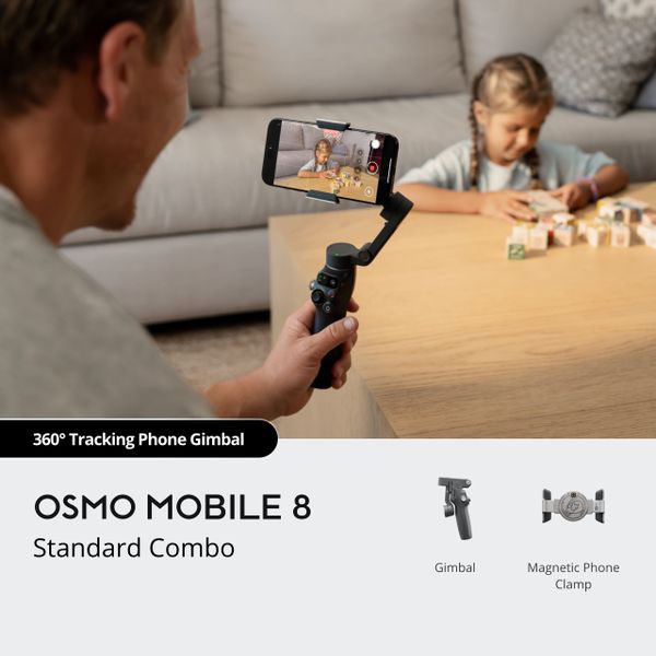 Электрический стабилизатор для смартфона DJI Osmo Mobile 8 Черный | Black