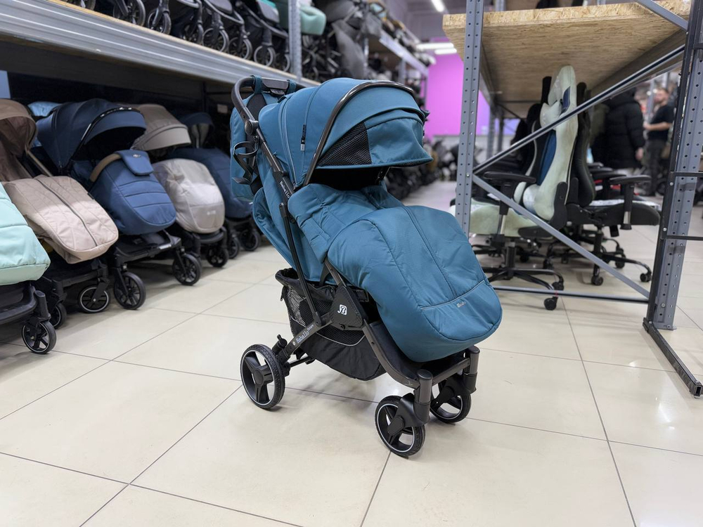 Коляска Baballo Future 2025 (синий/черная рама)