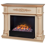 Каминокомплект Real Flame Silvia 26 WT-619B с очагом 3D Cassette 630