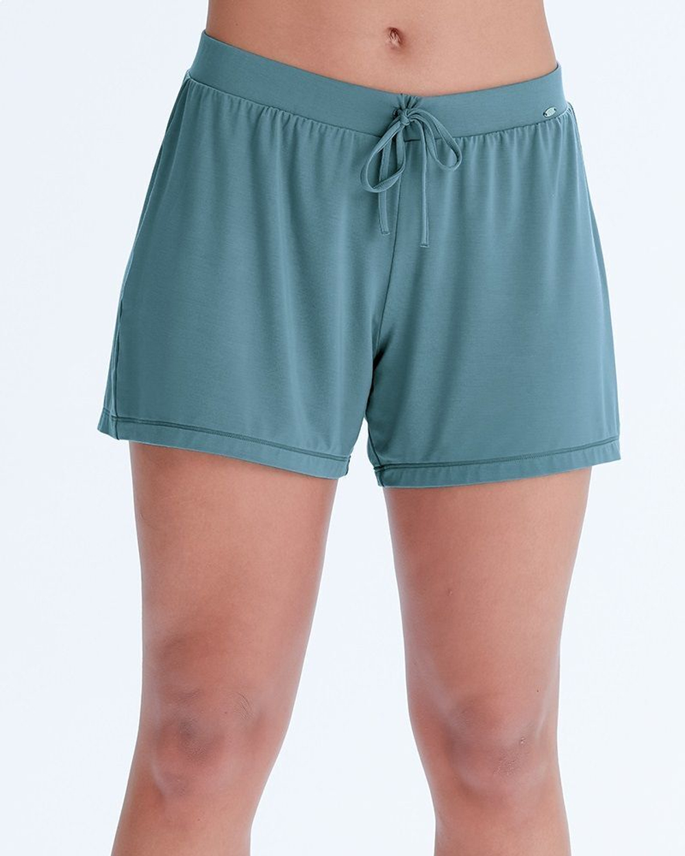 Шорты из вискозы для дома и отдыха (Размер: L) (Цвет: серый)