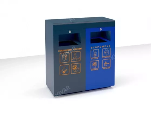 Урна раздельного сбора мусора «Эко»