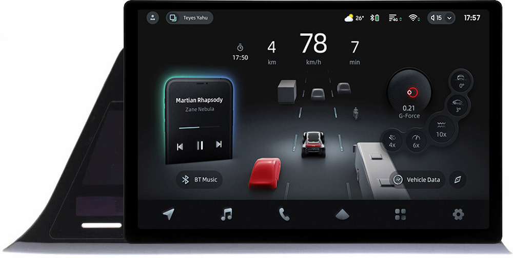 Магнитола для Toyota C-HR 2016-2019 (правый руль, вместо 230x130мм) - Teyes CC4-PRO монитор 13" 2K QLED на Android 13, Snapdragon 778G, 8+128, AI, CarPlay, DSP, 4G SIM-слот