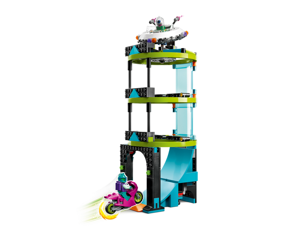 LEGO City 60361 лего Главное каскадерское испытание, набор для трюков с мотоциклом и рампами, оригинал LEGO