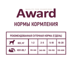 Влажный корм AWARD для взрослых собак паштет из утки с брусникой 200г
