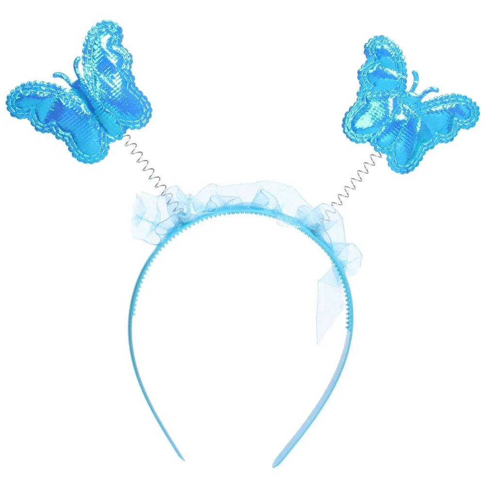 Набор карнавальный «Нежная принцесса» (ободок, крылья, палочка), Голубой