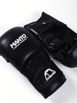 Перчатки MANTO MMA PRO черно-белые