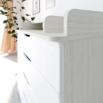 Комод Атон СИРИУС-2 WOOD ПВХ 800/4 древесина белая