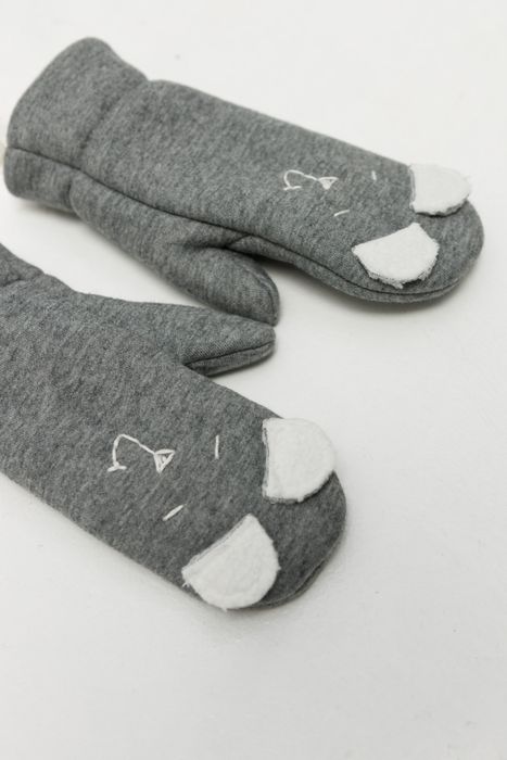 ВАРЕЖКИ ДЕТСКИЕ ЖЭККИ ГРАФИТОВЫЙ МЕЛАНЖ