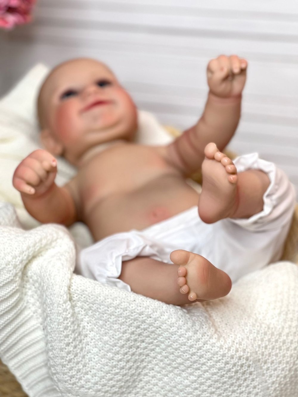 Кукла Реборн виниловая 50см без одежды (FA-100W)