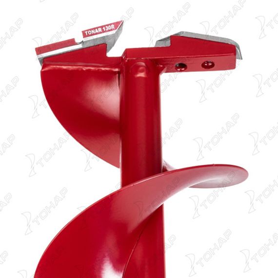 Ледобур BURAN 130R правое вращение, цельнотянутый шнек (LB-130R) Тонар