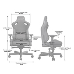 Кресло игровое Anda Seat Kaiser 2, Экокожа, Бордовый