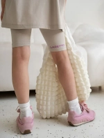 Летний костюм для девочки с велосипедками