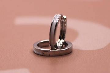 Швензы французский замок белая эмаль 14 мм