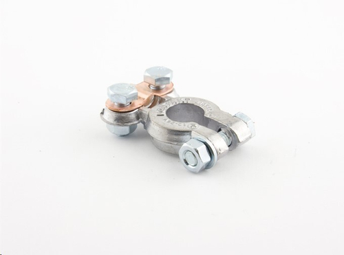 Клеммы аккумулятора /азиатский стандарт/ свинцовые (усиленные) под прижимную планку (КОНТАКТ)