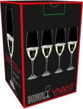 Riedel Набор бокалов для шампанского Vivant 290мл - 4шт