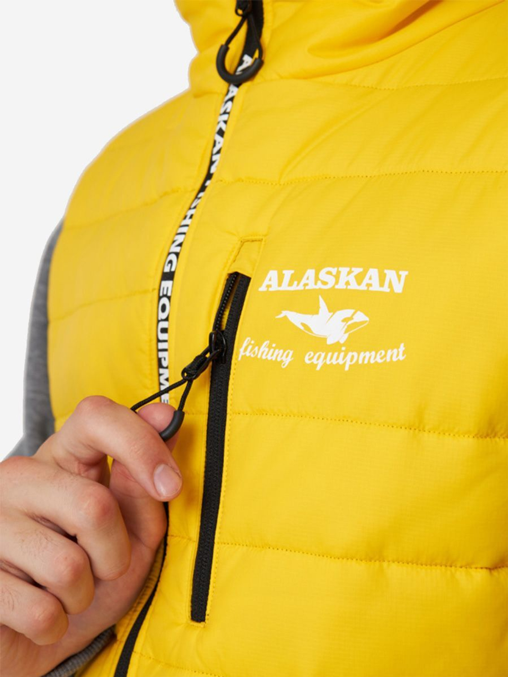 Жилет Alaskan Juneau Vest Yellow утепленный стеганый