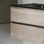 Тумба подвесная под раковину Sancos Urban, дуб галифакс натуральный 1190х450х550