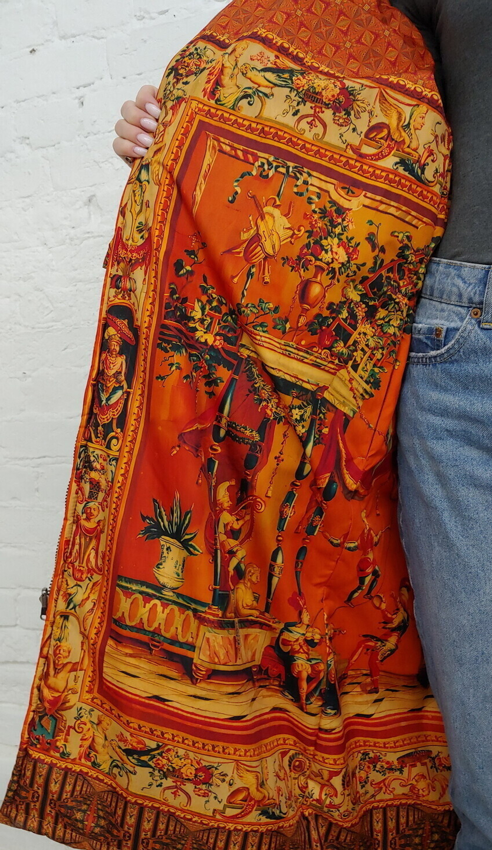 Двустороннее пальто-парка