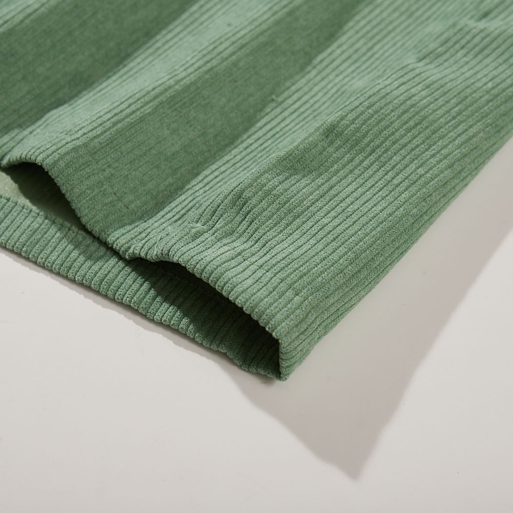 Рубашка YMKASHIX Velvet Button Зеленая