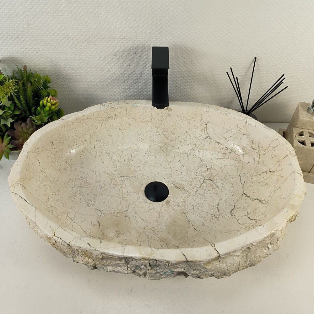 Раковина из мрамора Erozy Cream EM-65520 67*47*16 0880
