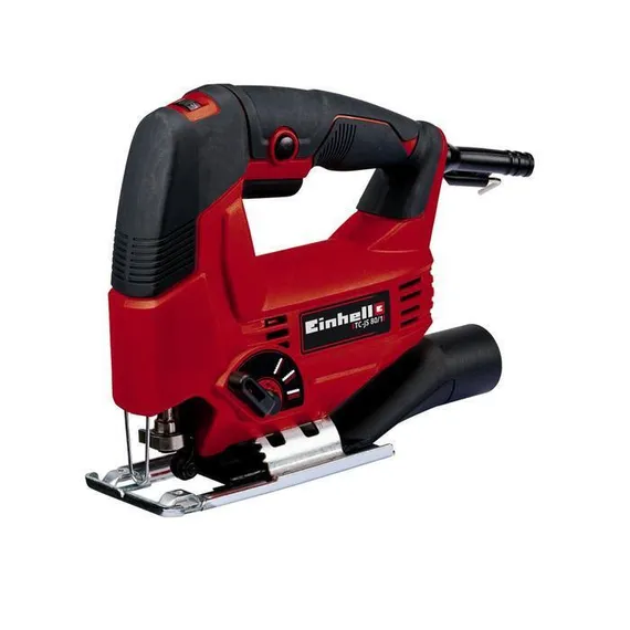 Лобзик Einhell TC-JS 80/1, 550 Вт, 1000-3000 ход/мин, 45°, пропил 80 мм, ход 20 мм